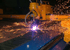 CNC plasma metal cutting